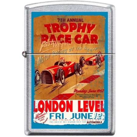 Zippo 2024 Zippo Custom Street Chrome Trophy Race Car ZIP-207CI401251